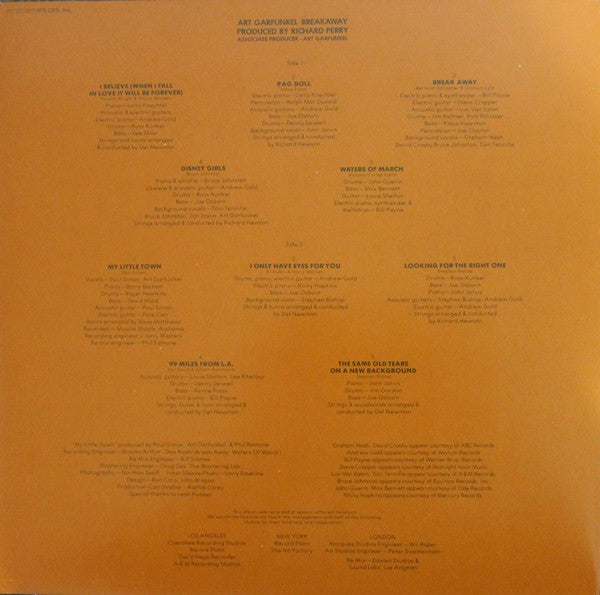 Art Garfunkel - Breakaway
