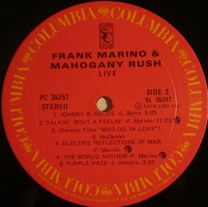 Frank Marino - Live
