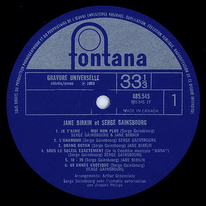 Serge Gainsbourg - Jane Birkin - Serge Gainsbourg