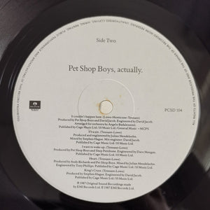Pet Shop Boys - Actually
