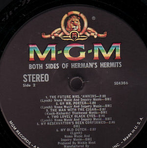 Herman's Hermits - Both Sides Of Herman's Hermits Vinyl Record