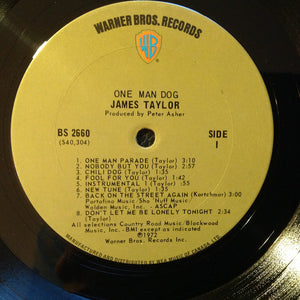 James Taylor - One Man Dog - 1972