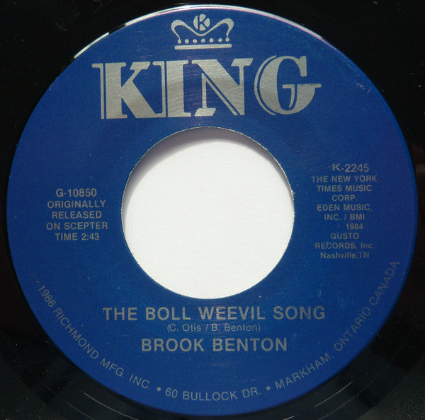 Brook Benton - Frankie & Johnny -