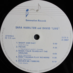 Sara Hamilton And David - Live! - 1983