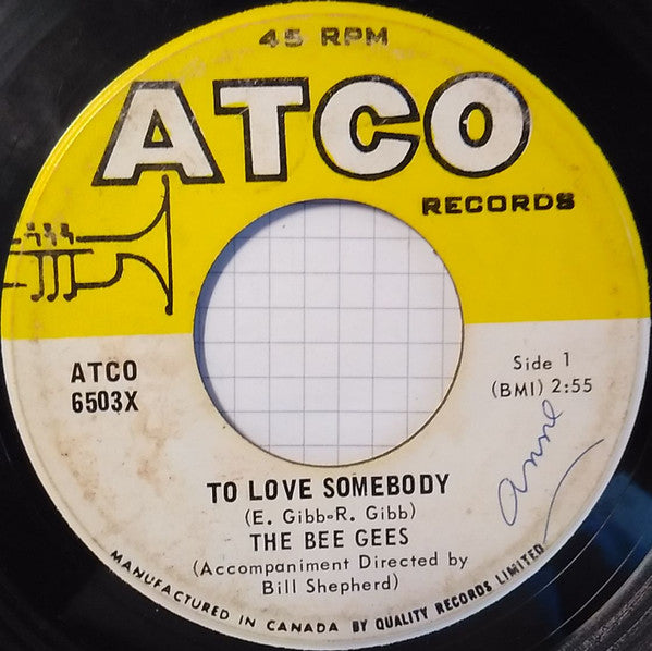 Bee Gees - To Love Somebody - 1967