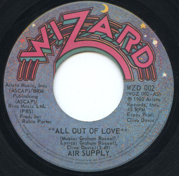 Air Supply - All Out Of Love