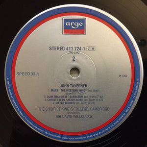 The King's College Choir Of Cambridge - Mass 'The Western Wind' / Dum Transisset Sabbatum / Christe Jesu Pastor Bone / Mater Christi