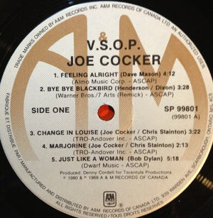 Joe Cocker - V.S.O.P. - 1980