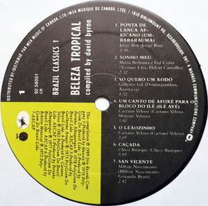Various - Brazil Classics 1 - Beleza Tropical - 1989
