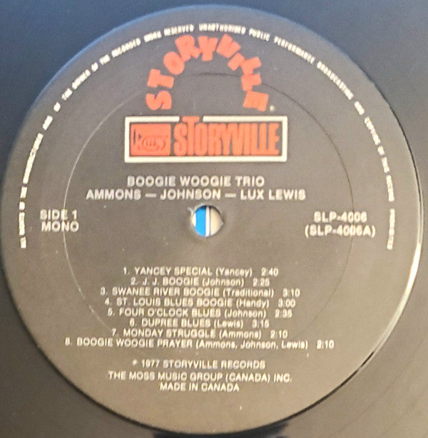 Albert Ammons - Boogie Woogie Trio