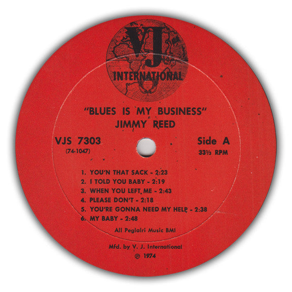 Jimmy Reed - Blues Is My Business - 1974