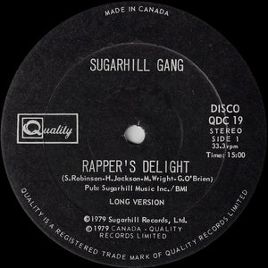 Sugarhill Gang - Rapper's Delight - 1979