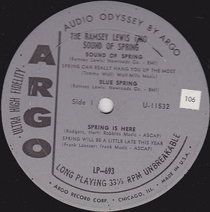 The Ramsey Lewis Trio - The Sound Of Spring