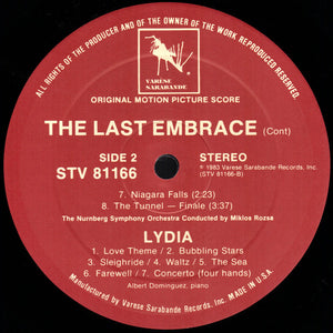 Miklós Rózsa - Last Embrace / Lydia (Original Motion Picture Scores)