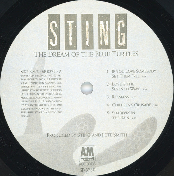 Sting - The Dream Of The Blue Turtles - 1985