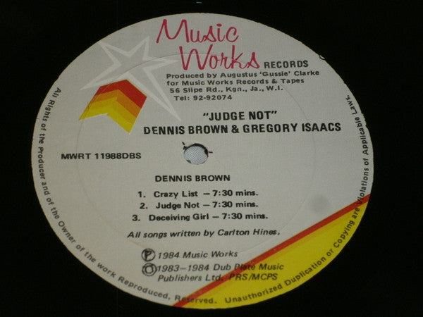 Dennis Brown - Judge Not