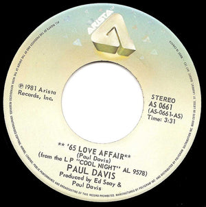 Paul Davis - '65 Love Affair - 1981
