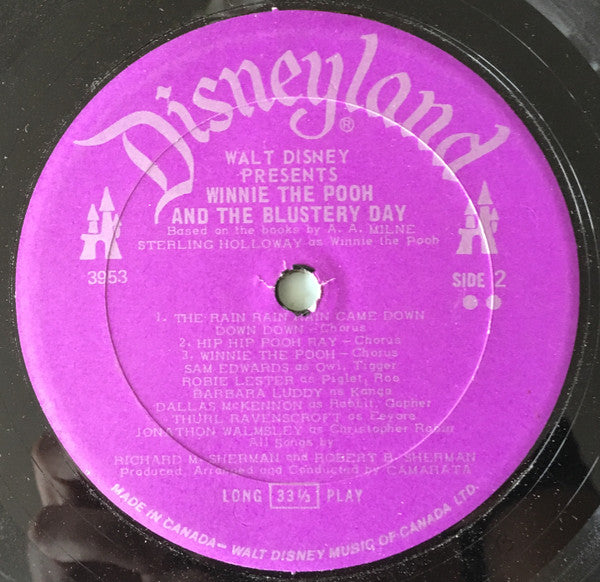 Sterling Holloway - Winnie The Pooh And The Blustery Day - 1973