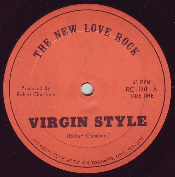Robert Chambers - Virgin Style /  Just Like Rain