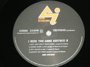 Anne Bertucci - I Need You Anne Bertucci II