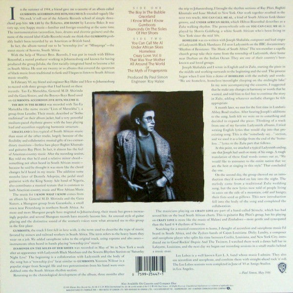 Paul Simon - Graceland - 1986