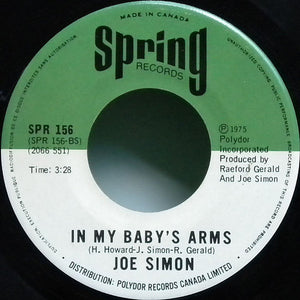 Joe Simon - Get Down, Get Down (Get On The Floor) / In My Baby's Arms - 1975