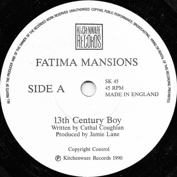 The Fatima Mansions - Blues For Ceausescu / 13th Century Boy