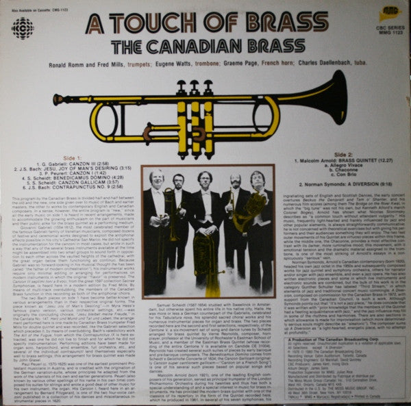 Canadian Brass, The - A Touch Of Brass - 1980