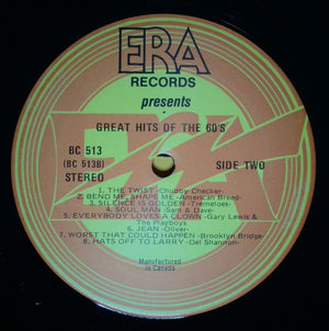 Various - Great Hits of the Sixties