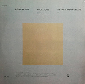 Keith Jarrett - Invocations / The Moth And The Flame - 1981