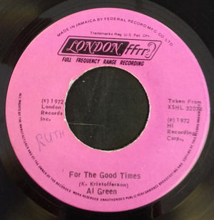 Al Green - For The Good Times - 1972
