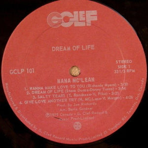 Nana McLean - Dream Of Life