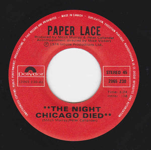 Paper Lace - The Night Chicago Died