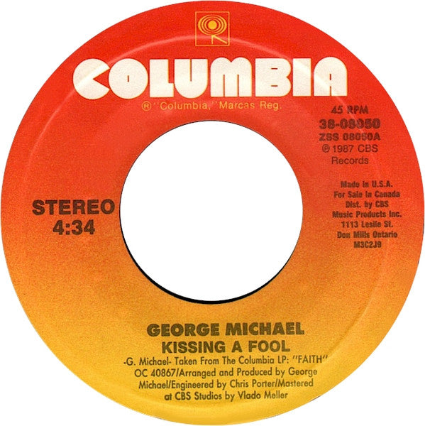 George Michael - Kissing A Fool - 1988