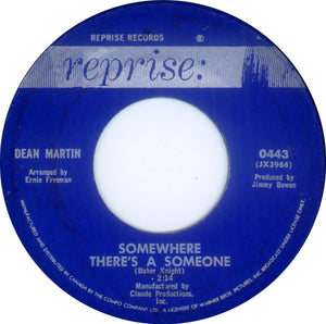Dean Martin - Somewhere There's A Someone / That Old Clock On The Wall - 1966