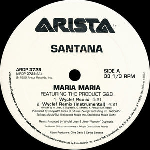 Santana Featuring Product G&B, The - Maria Maria - 1999