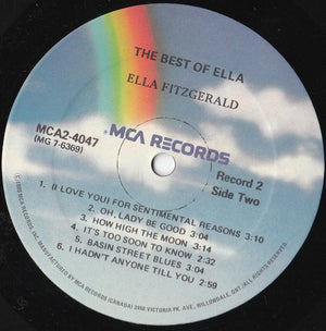 Ella Fitzgerald - The Best Of Ella Fitzgerald - 1980