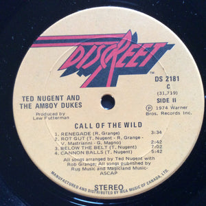 Ted Nugent & Amboy Dukes, The - Call Of The Wild - 1974