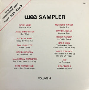 Various - WEA Sampler Volume 4
