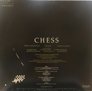 Benny Andersson, Tim Rice, Björn Ulvaeus - Chess - 1984
