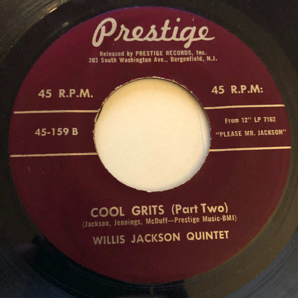 Willis Jackson Quintet - Cool Grits