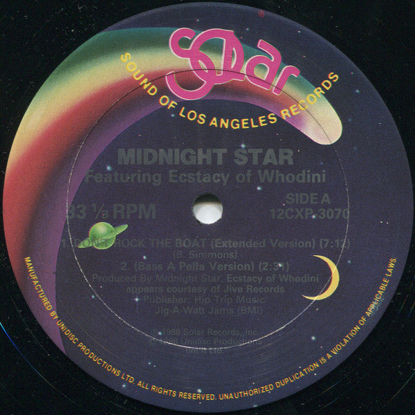 Midnight Star Featuring Ecstacy - Don't Rock The Boat - 1988
