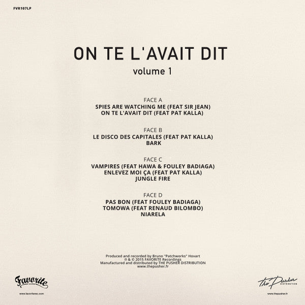 Voilaaa - On Te L'avait Dit ... - 2015