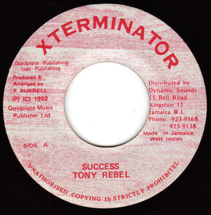 Tony Rebel - Success - 1992