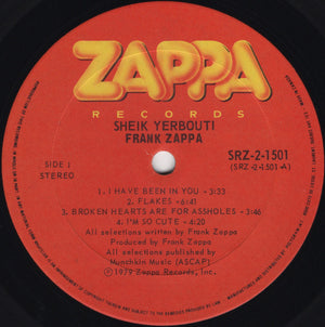 Frank Zappa - Sheik Yerbouti - 1979
