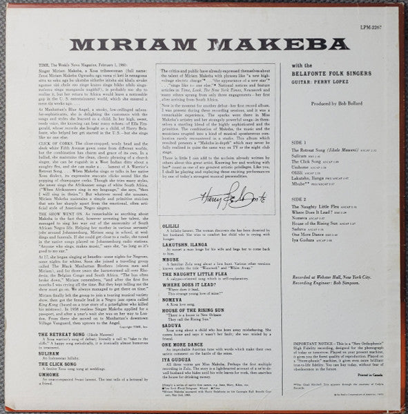 Miriam Makeba - Miriam Makeba - 1960