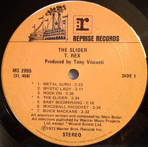 T. Rex - The Slider Vinyl Record