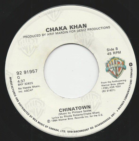 Chaka Khan - I Feel For You - 1984