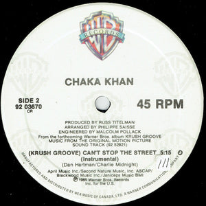 Chaka Khan - (Krush Groove) Can't Stop The Street - 1985