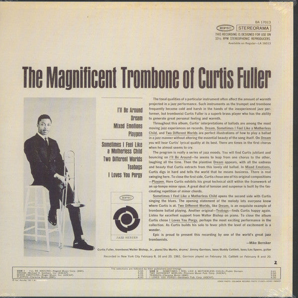 Curtis Fuller - The Magnificent Trombone Of Curtis Fuller -